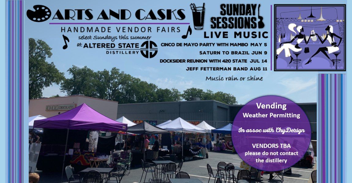 ARTS & CASKS HANDMADE VEND0R FAIRS at Altered State Distillery