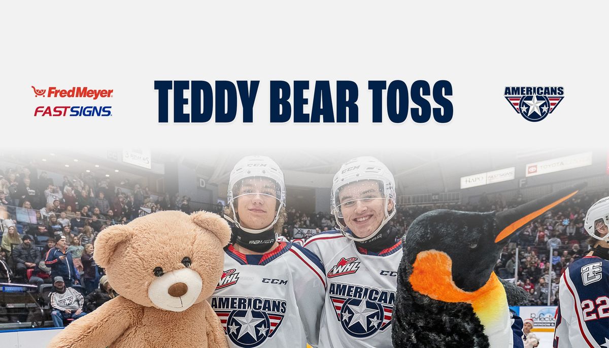 \ud83c\udf84\ud83e\uddf8\ufe0f Tri-City Americans Teddy Bear Toss \ud83e\uddf8\ufe0f\ud83c\udf84