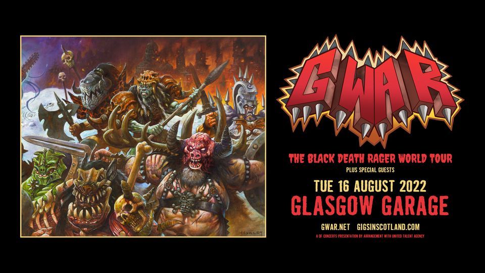 Gwar | The Garage, Glasgow
