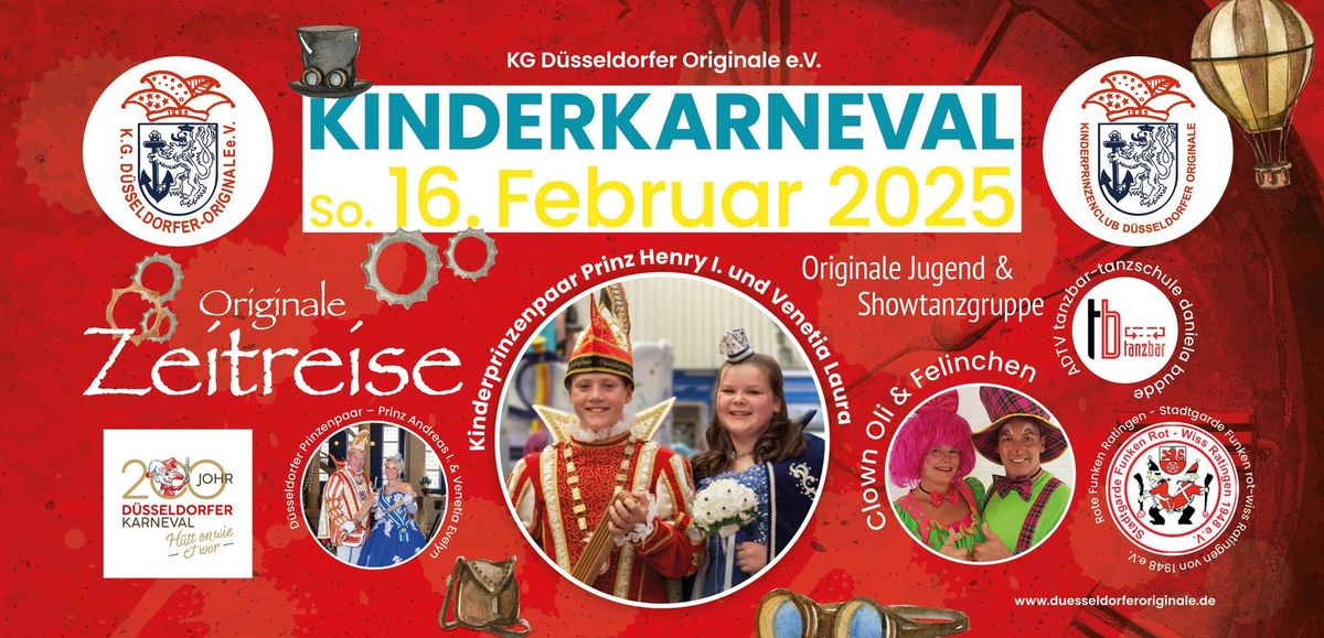 Kinderkarneval \u2013 Die Originale Zeitreise!