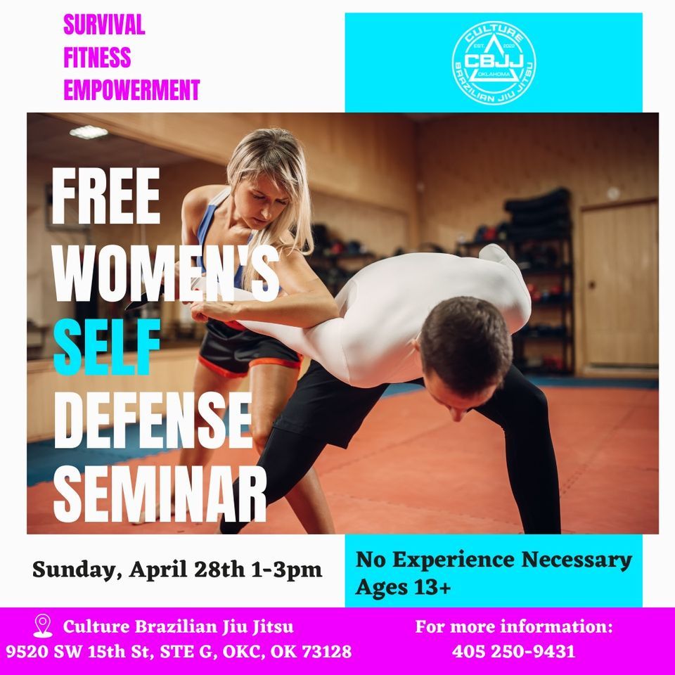 Free Women\u2019s Self Defense Seminar