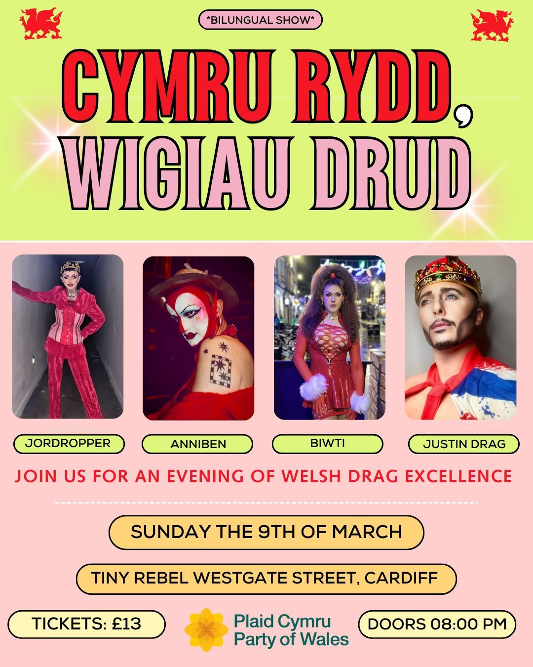 Cymru Rydd, Wigiau Drud