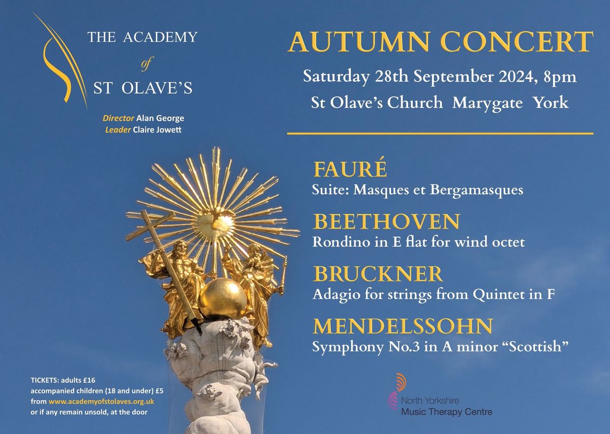 Autumn Concert with The Academy of St Olaves