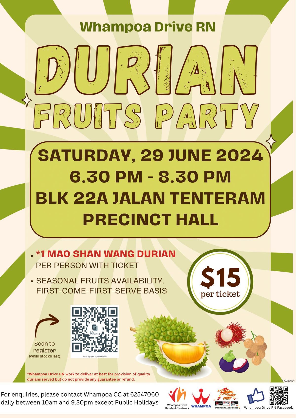 Durian Fruits Party 