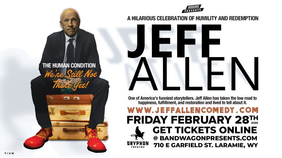 Jeff Allen - Stand Up Comedy @ Gryphon Theatre