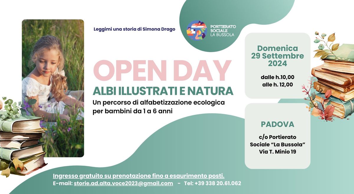 OPEN DAY - Albi illustrati e Natura