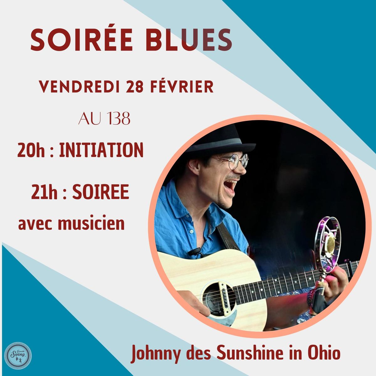 Soir\u00e9e Blues avec musicien