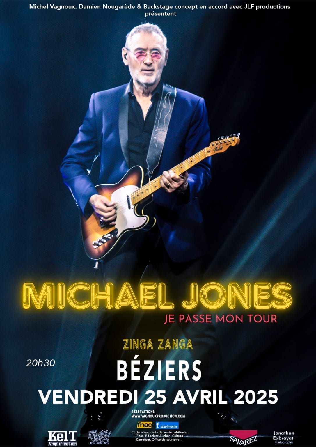 Concert Michael Jones \u00e0 B\u00e9ziers