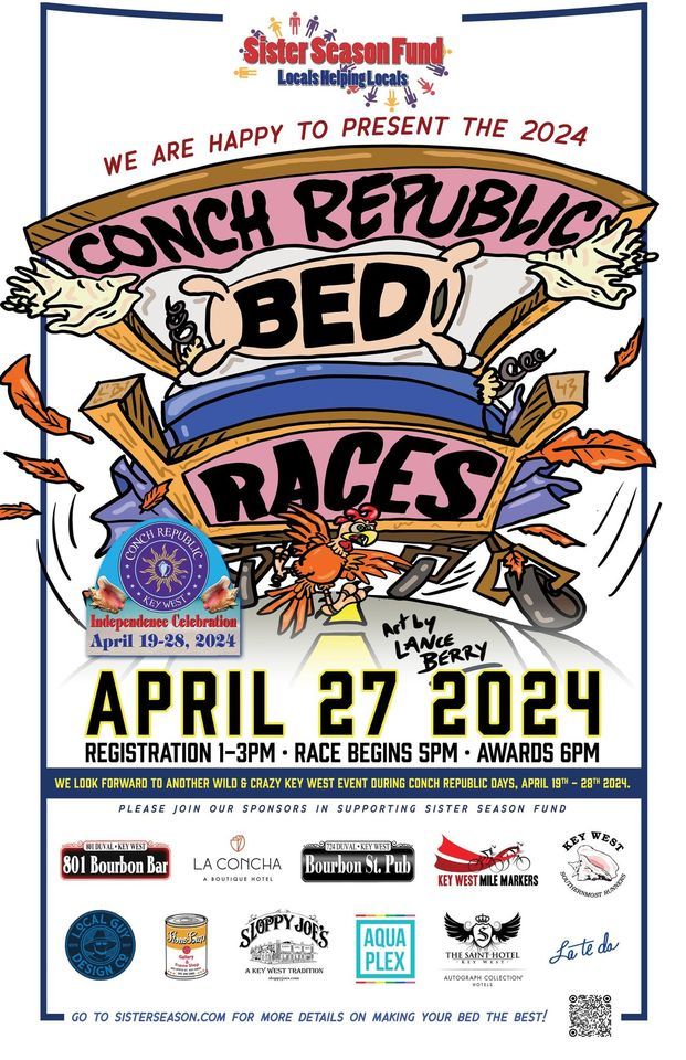 Conch Republic Blue Ribbon Bed Races