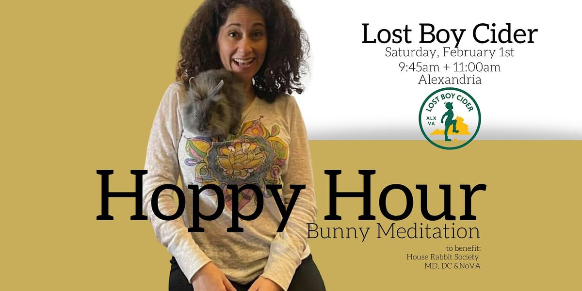 Hoppy Hour: Meditation with Bunnies at Lost Boy Cider