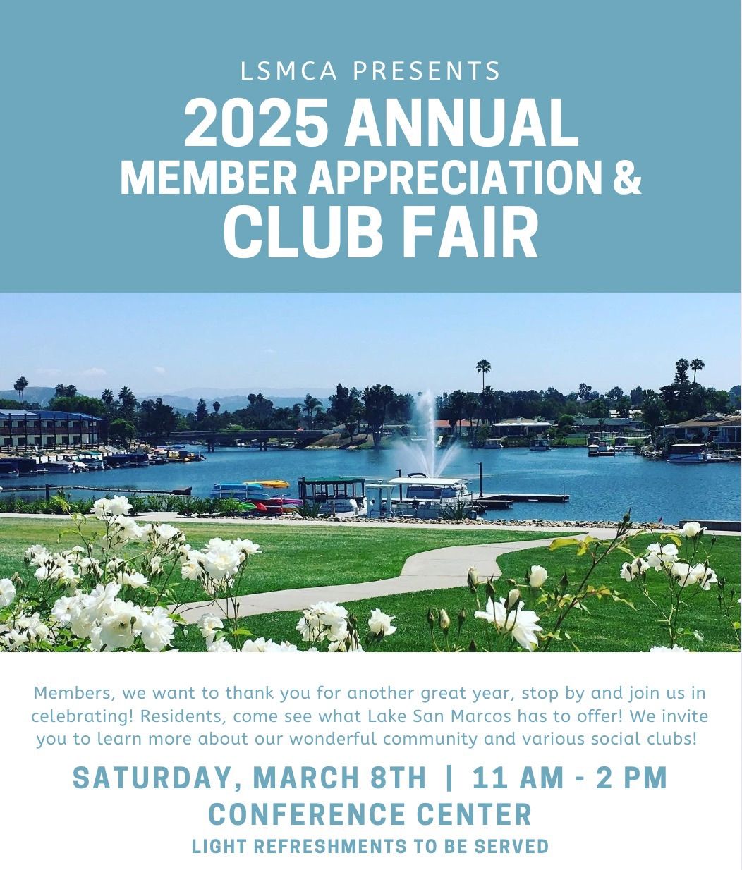 Annual Member Appreciation & Club Fair 