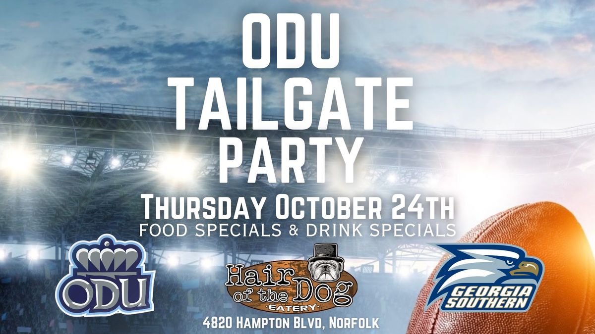 Tailgate Party ODU v. Georgia Southern