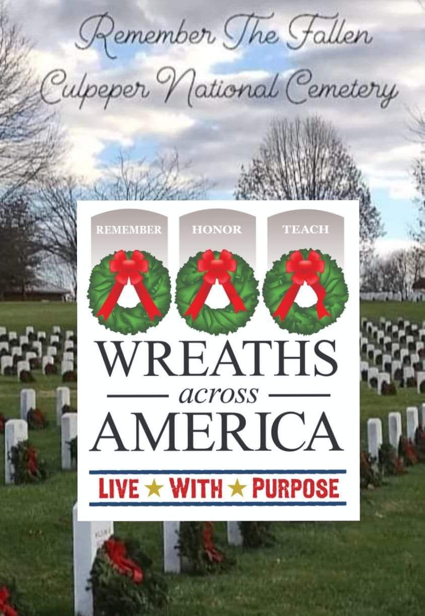 Wreaths Across America Culpeper National Cemetery 