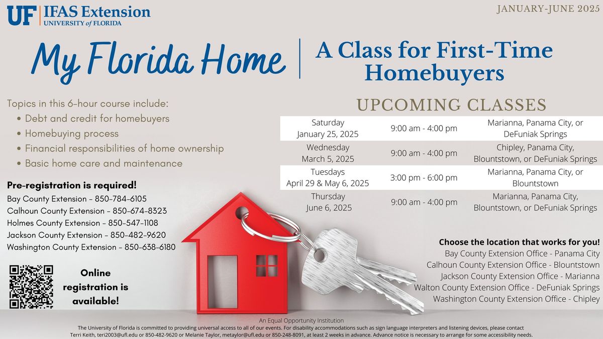 My Florida Home: A Class For First Time Homebuyers