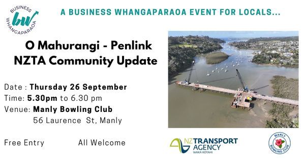 NZTA O Mahurangi Penlink Community Update