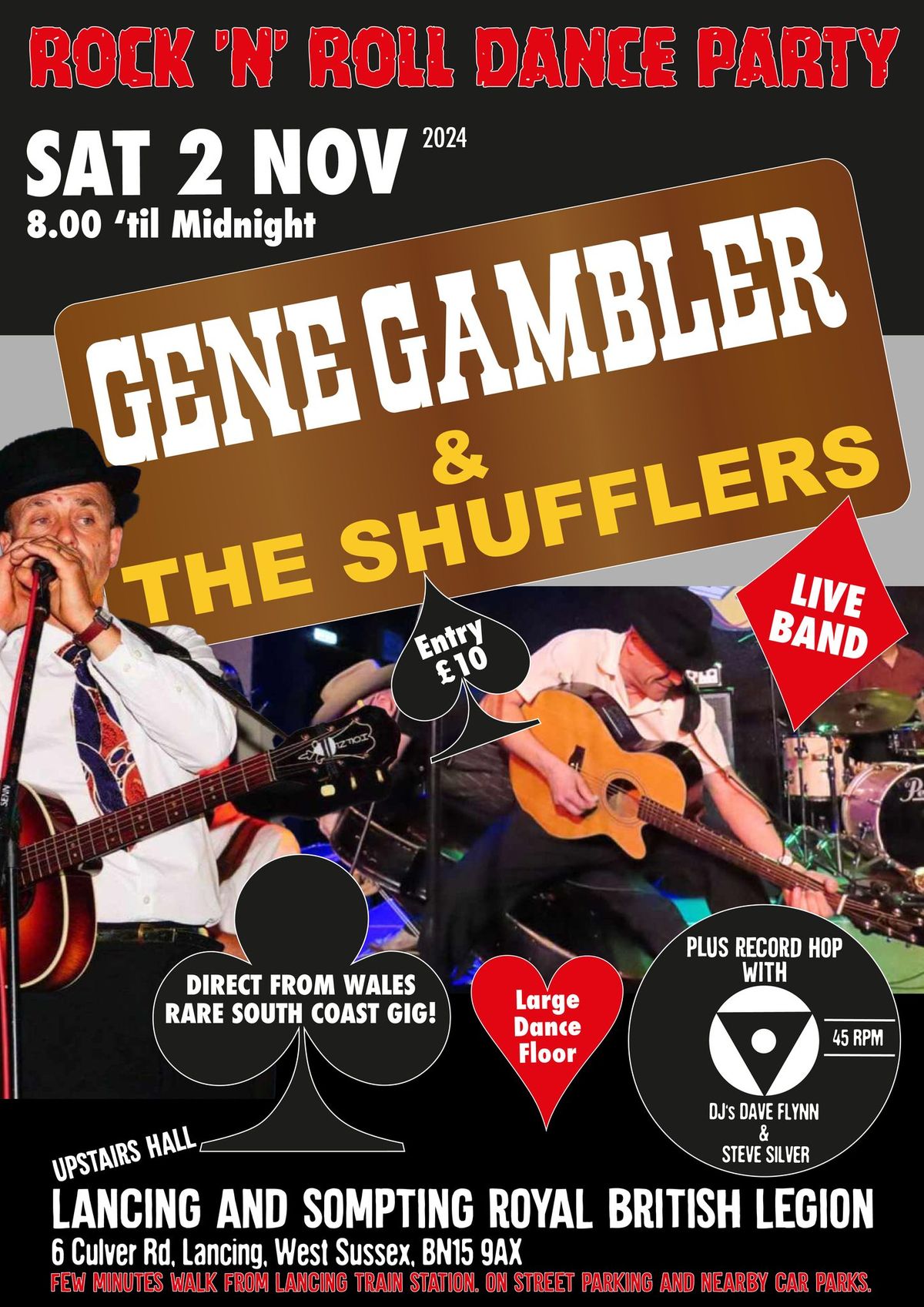 Gene Gambler & the Shufflers at the Rock 'n' Roll Dance Party