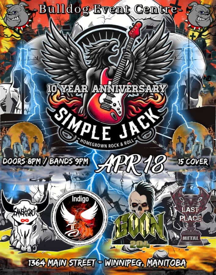 Simple Jack 10 Year Anniversary (5 BANDS!) 