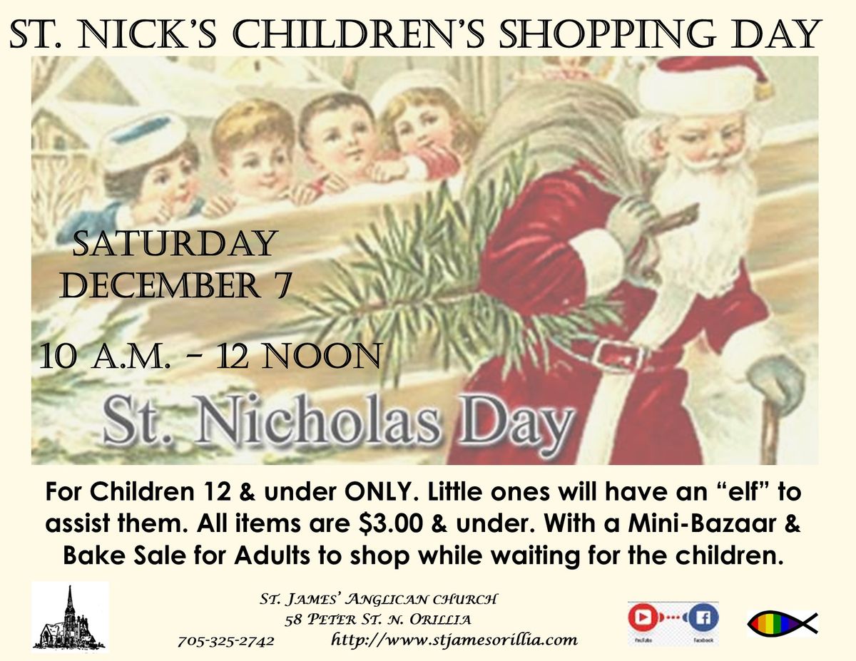 St. Nick\u2019s Children\u2019s Shopping day