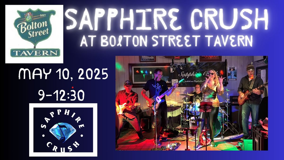 Sapphire Crush DEBUT at Bolton Street Tavern