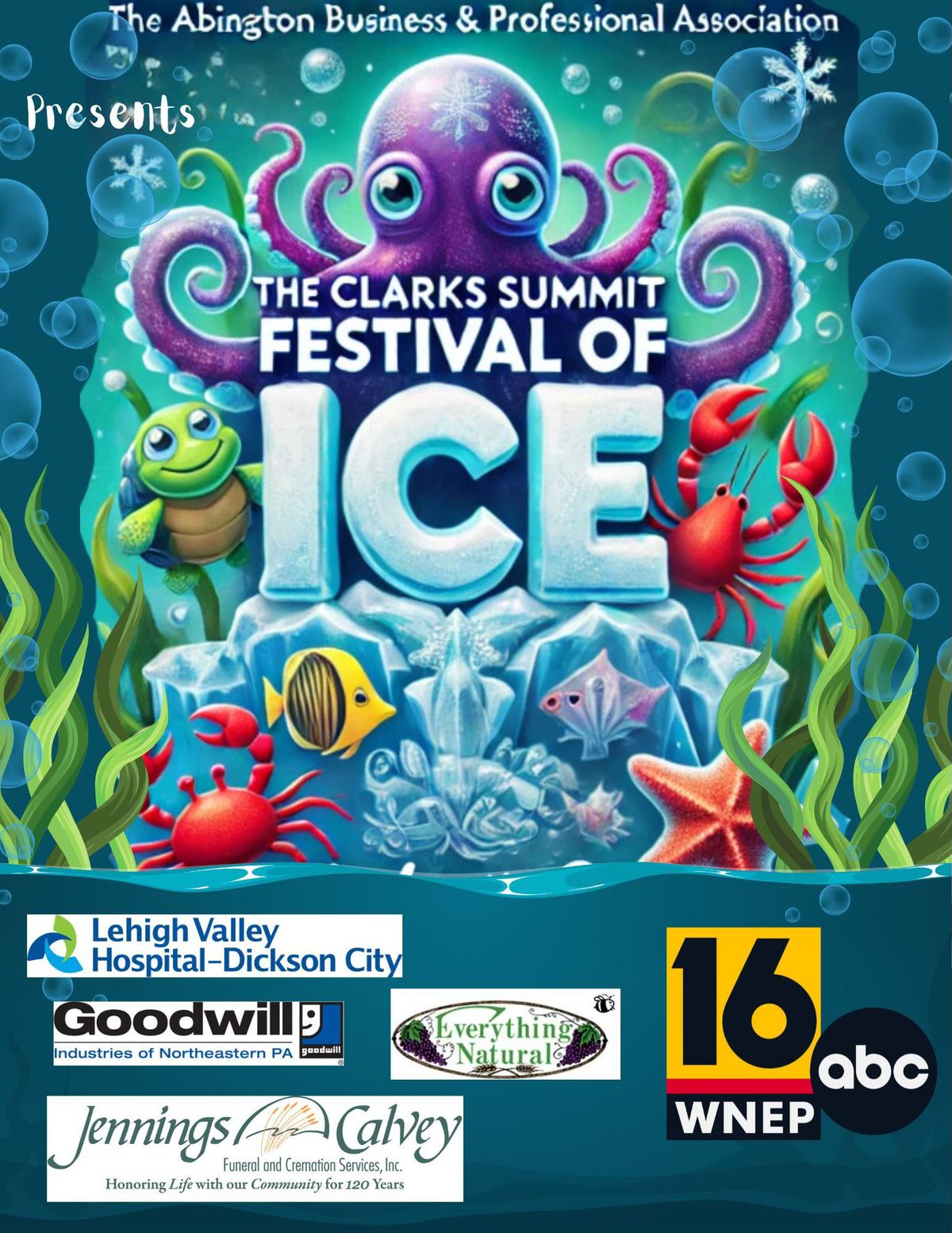 Clarks Summit Festival of Ice | Under The Sea | 2025