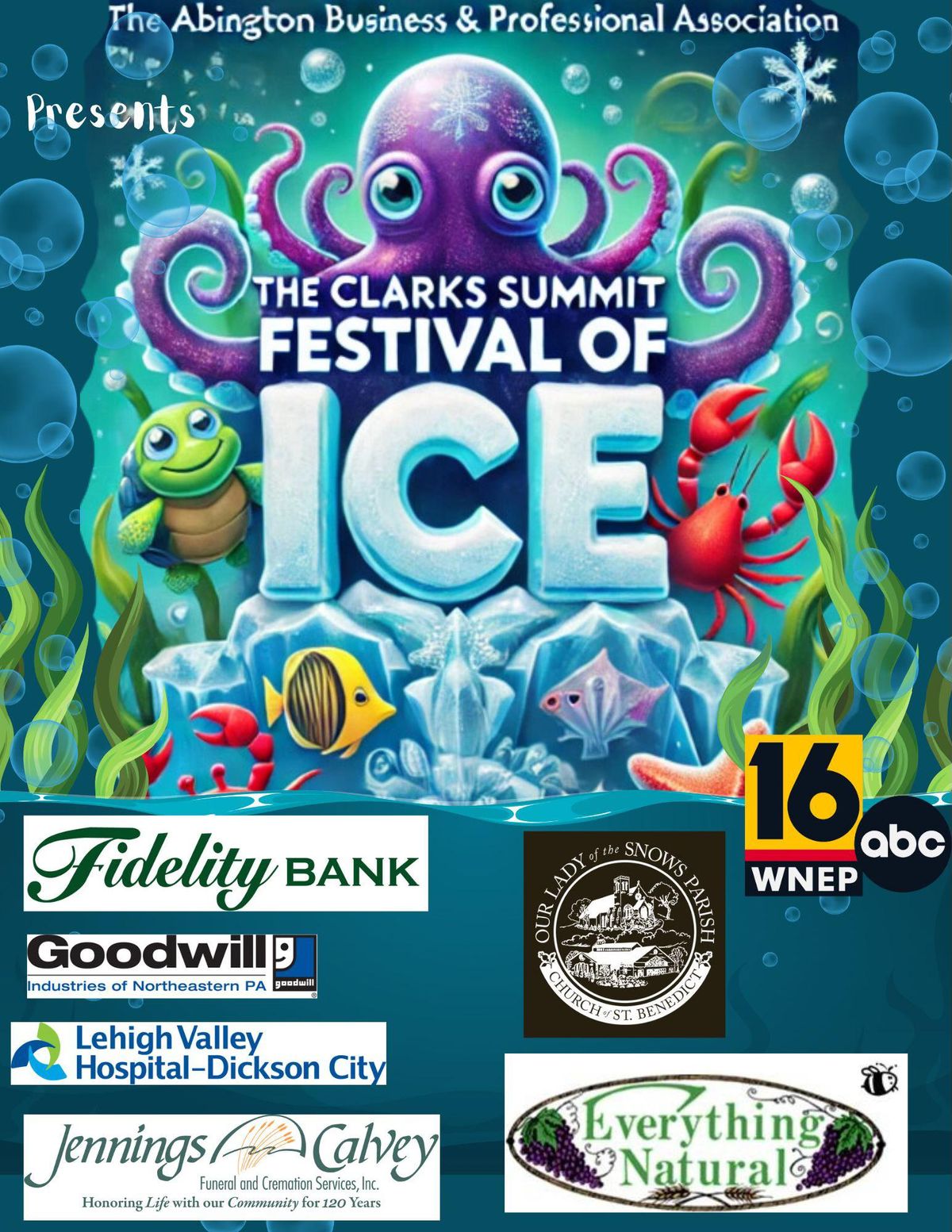 Clarks Summit Festival of Ice | Under The Sea | 2025