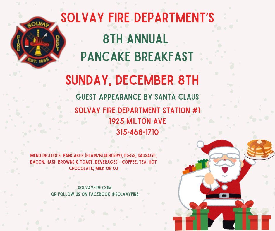 Solvay Fire Department's 8th Annual Pancake Breakfast