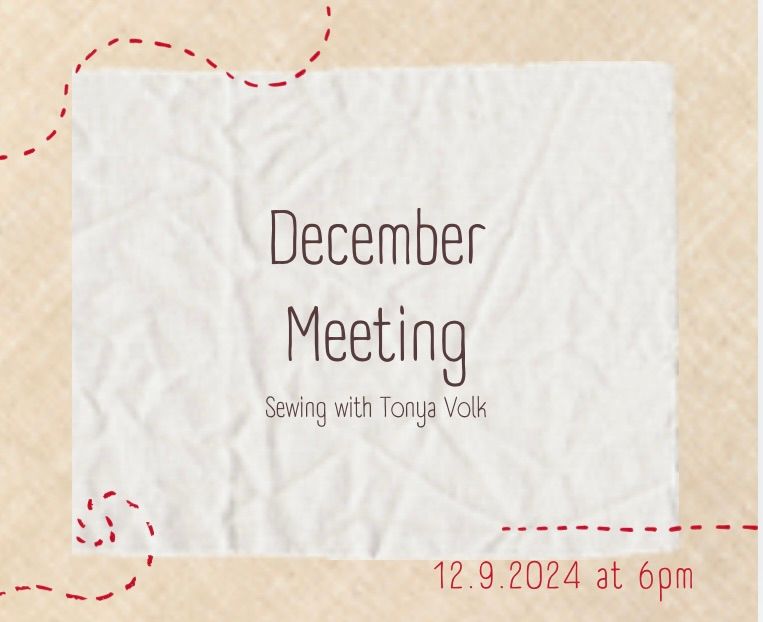 December Meeting 