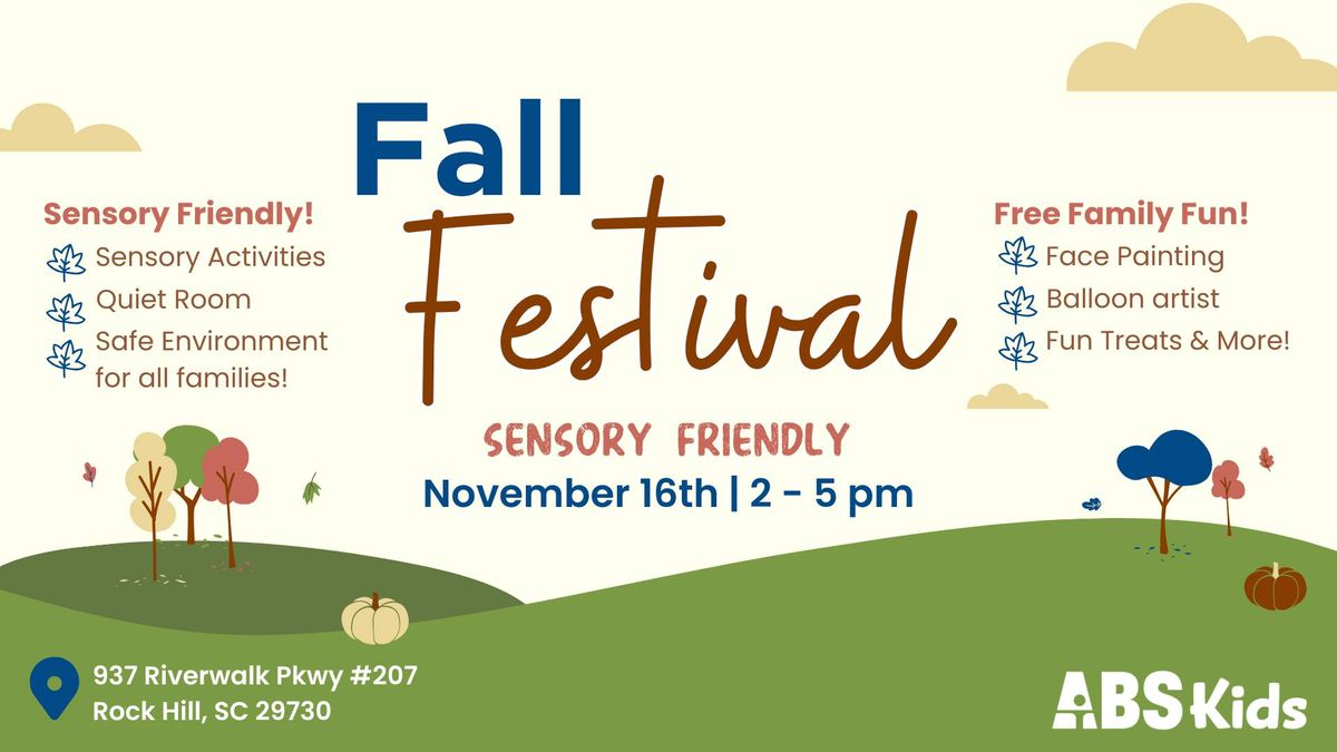 Sensory-Friendly Fall Festival