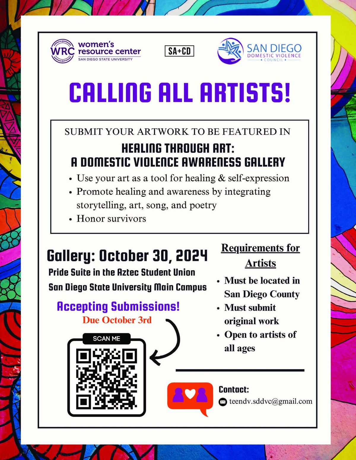 Healing Through Art: A Domestic Violence Awareness Gallery 