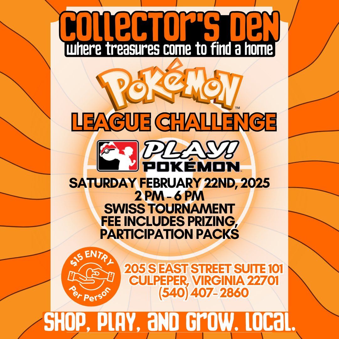 Pok\u00e9mon February League Challenge @Collector's Den