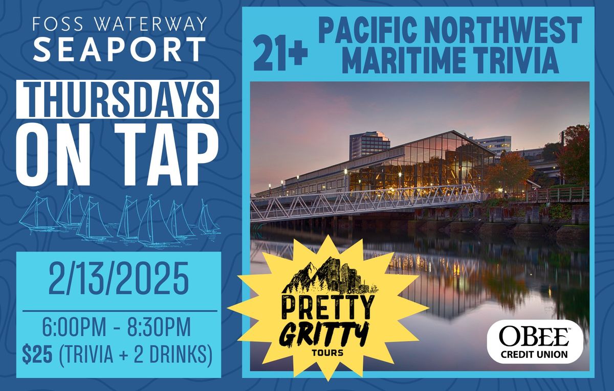 Thursdays On Tap with Pretty Gritty Tours - Trivia for 21+ 