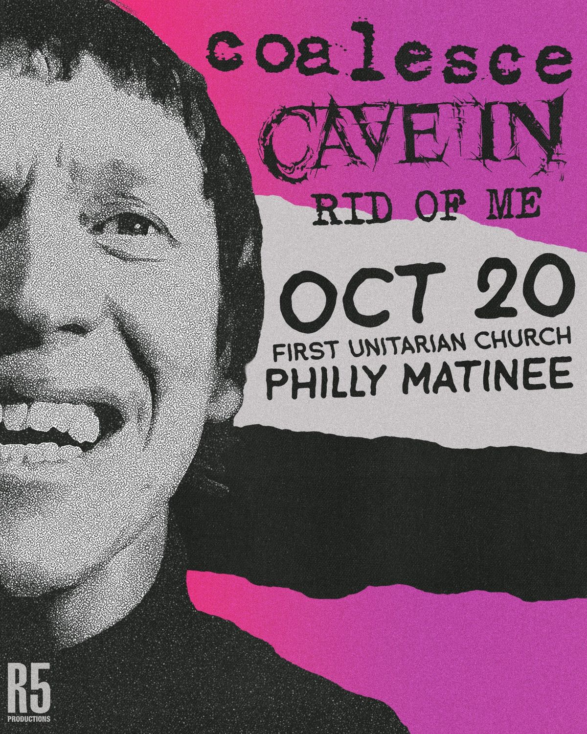 SOLD OUT! Coalesce & Cave In w\/ Rid Of Me at the First Unitarian Church