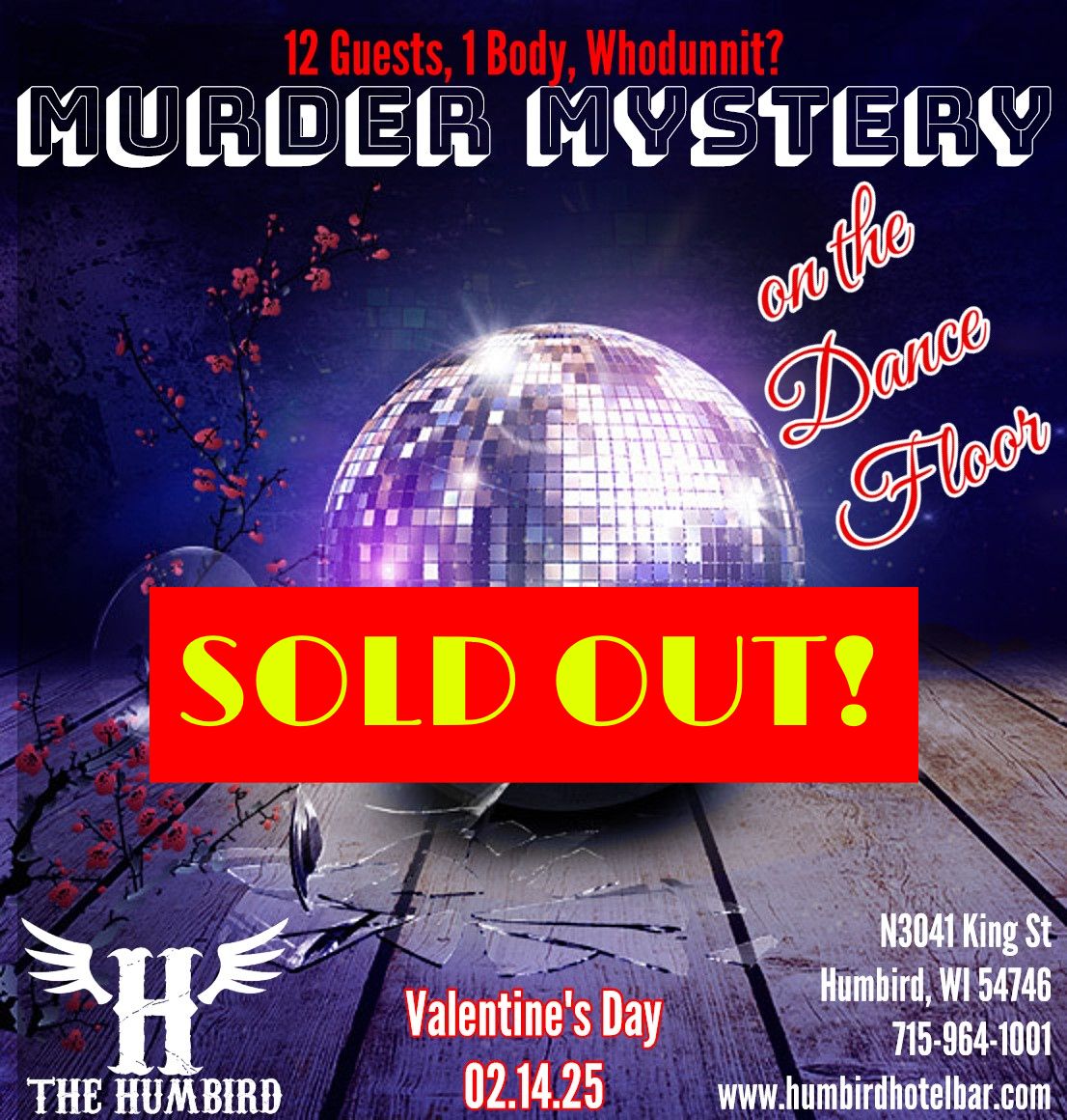 *SOLD OUT* MURDER MYSTERY DINNER - Murder Mystery on the Dance Floor!