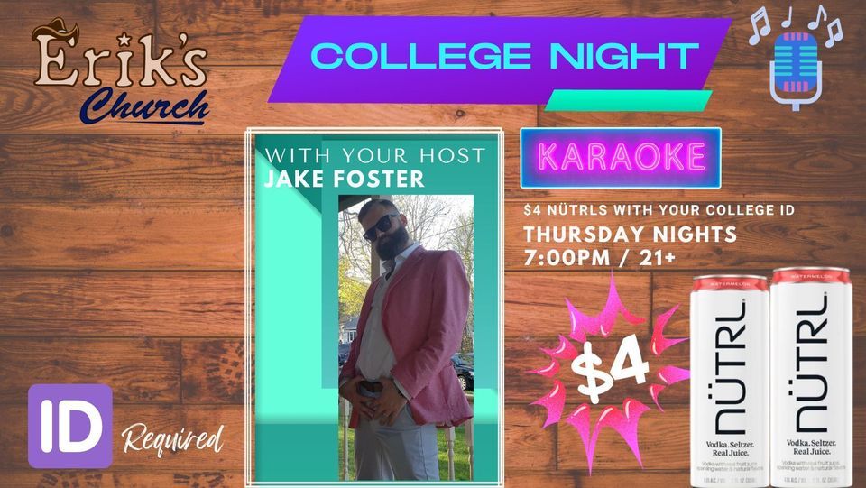 Karaoke Night Hosted by Jake Foster