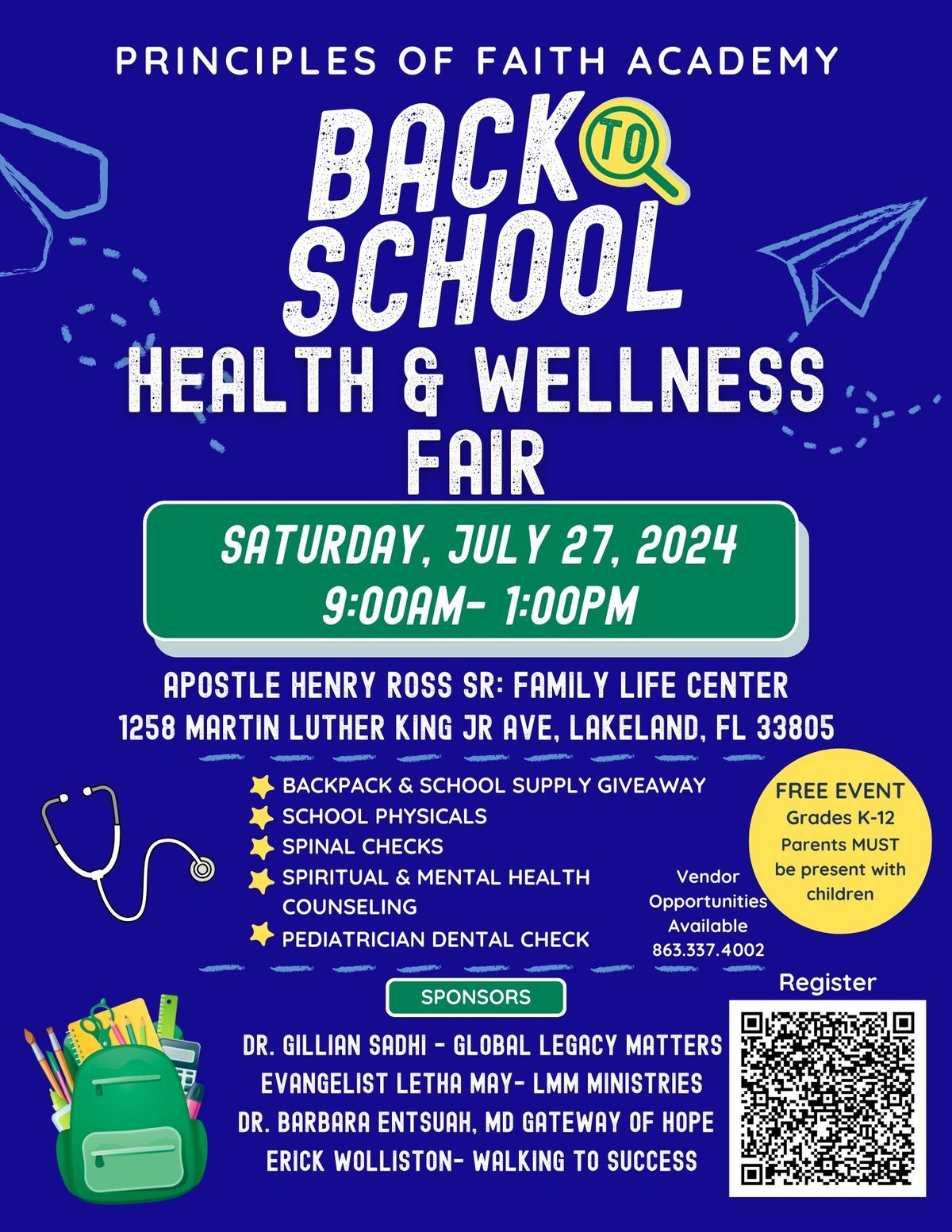 Back to School: Health and Wellness Fair