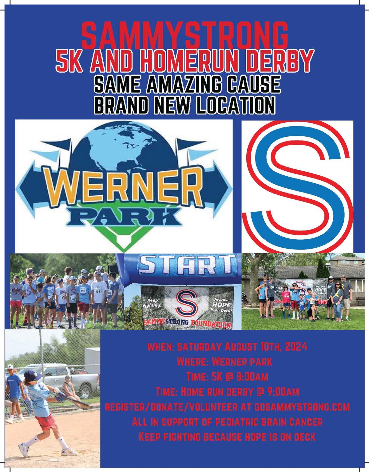 4th Annual SammyStrong 5k and Homerun Derby