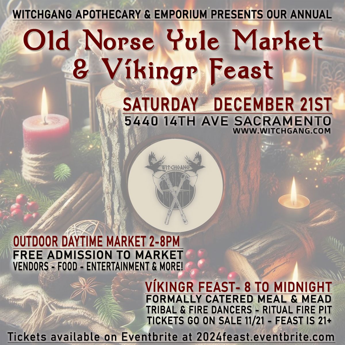 Annual Old Norse Yule Market & Vikingr Feast