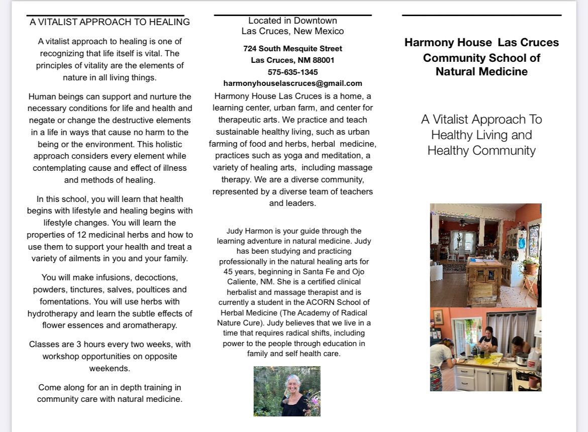 Harmony House Las Cruces Community School of Natural Medicine