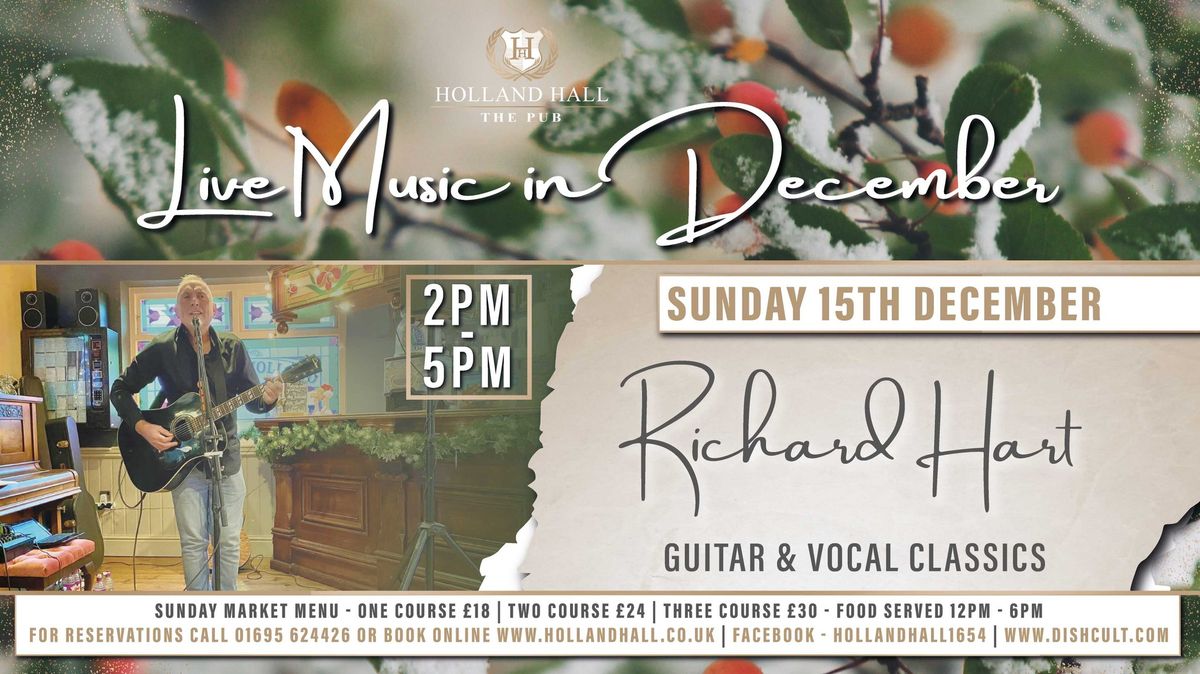 Live Music Sundays at The Pub with Richard Hart