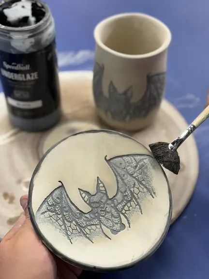 Batty cup and plate set!