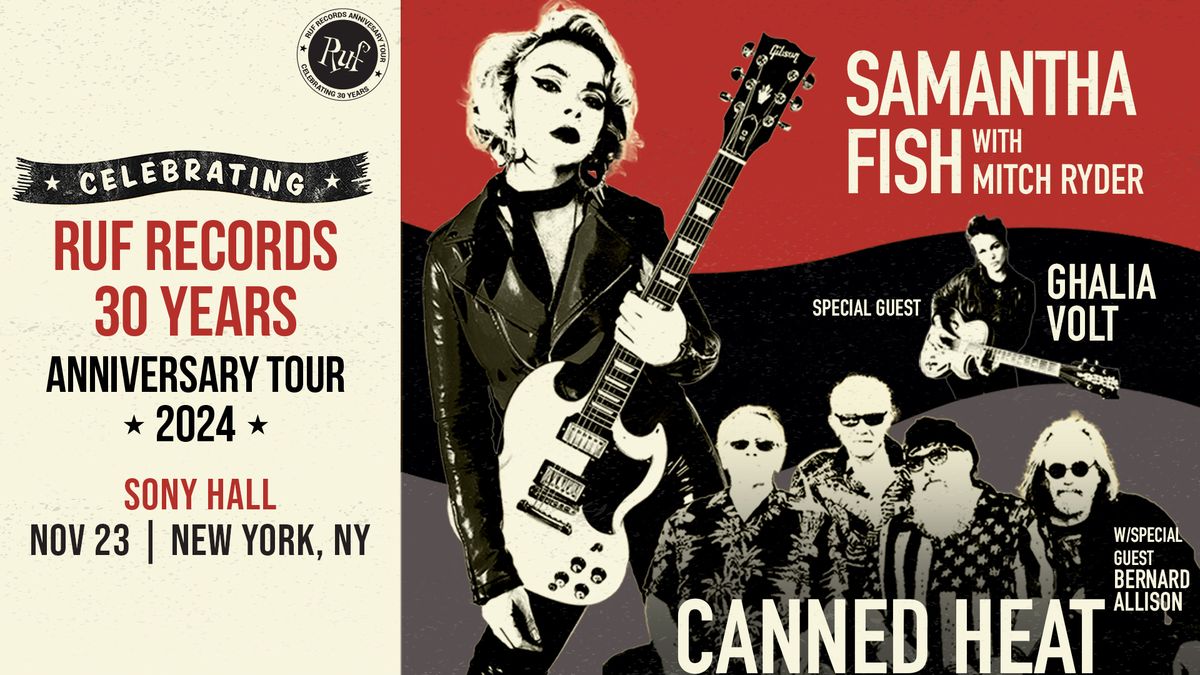 Ruf Records 30th Anniversary Celebration ft. Samantha Fish, Canned Heat, Mitch Ryder & more!