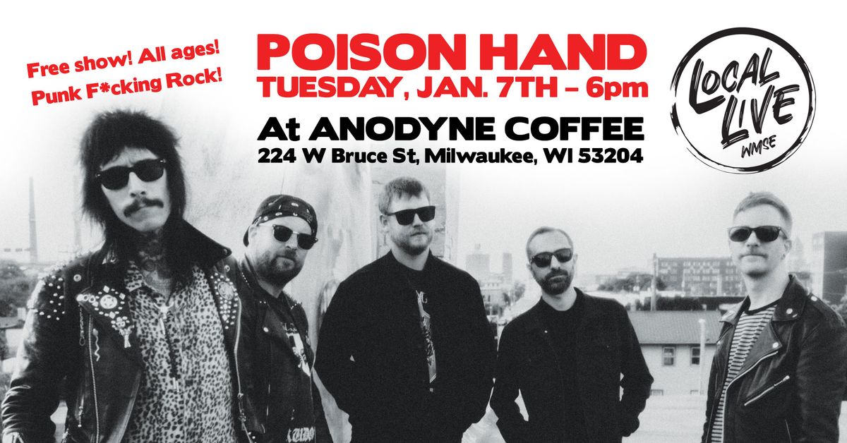 Local\/Live at Anodyne with POISON HAND!