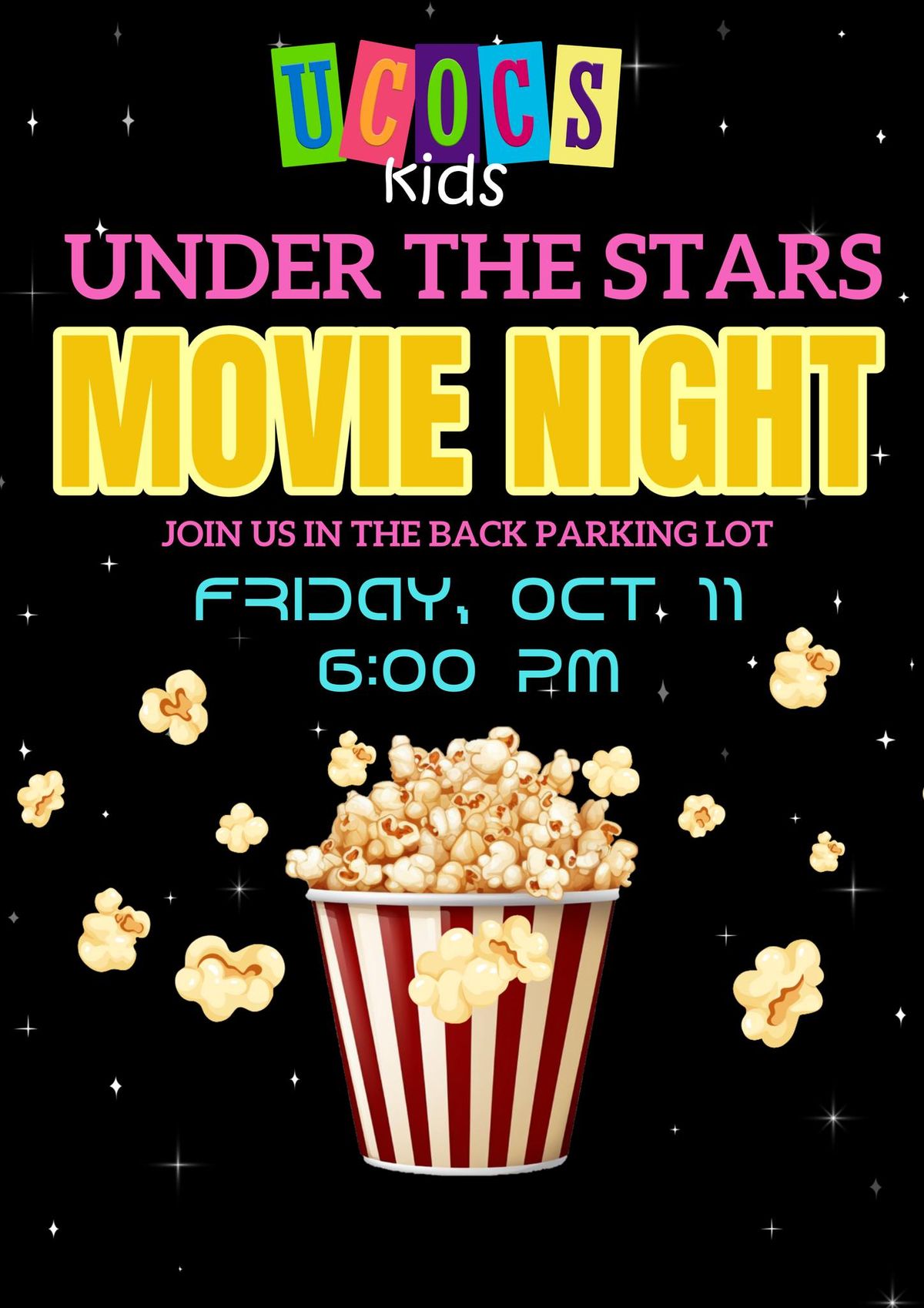 UCOCS kids UNDER THE STARS MOVIE NIGHT