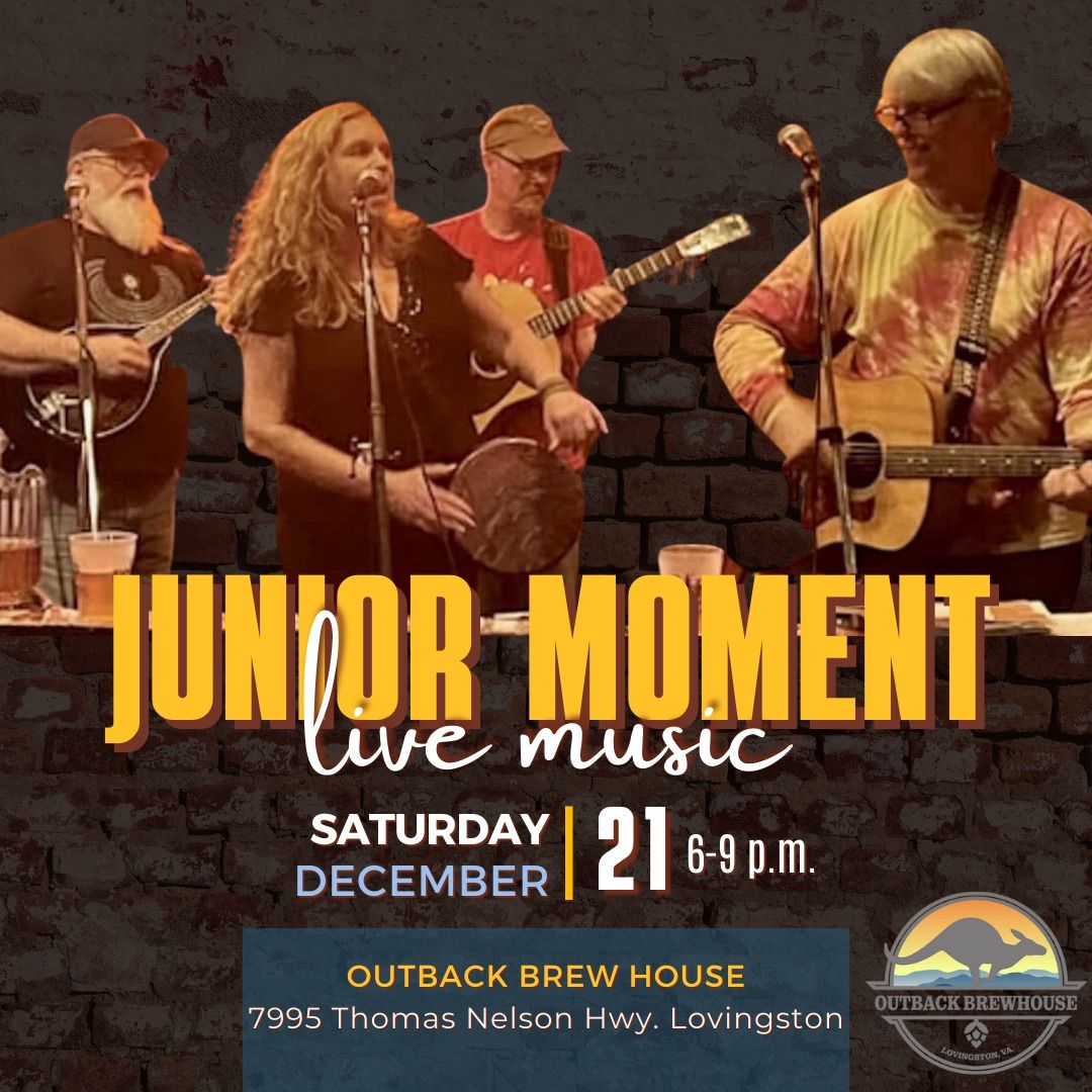 Junior Moment playing live at Outback