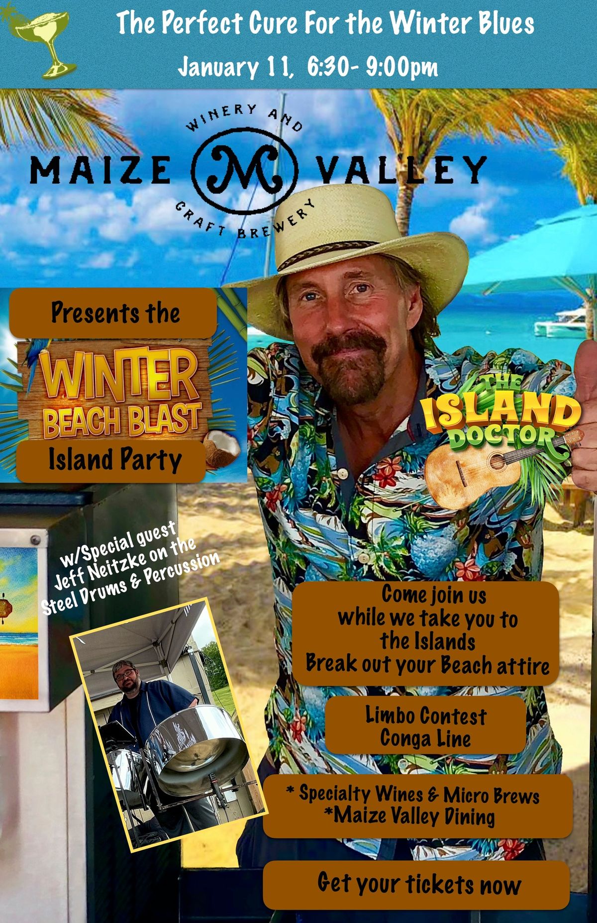 Winter Beach Blast Island Party 