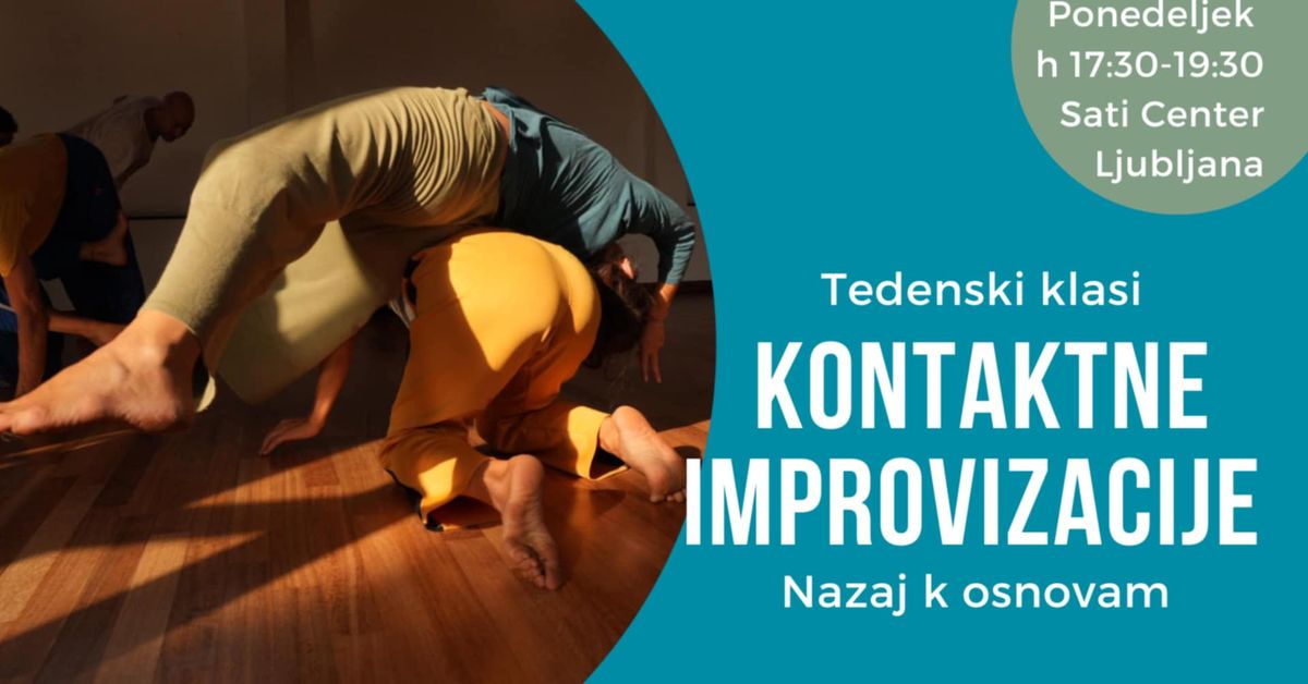 Kontaktna improvizacije - Tedenski klasi 