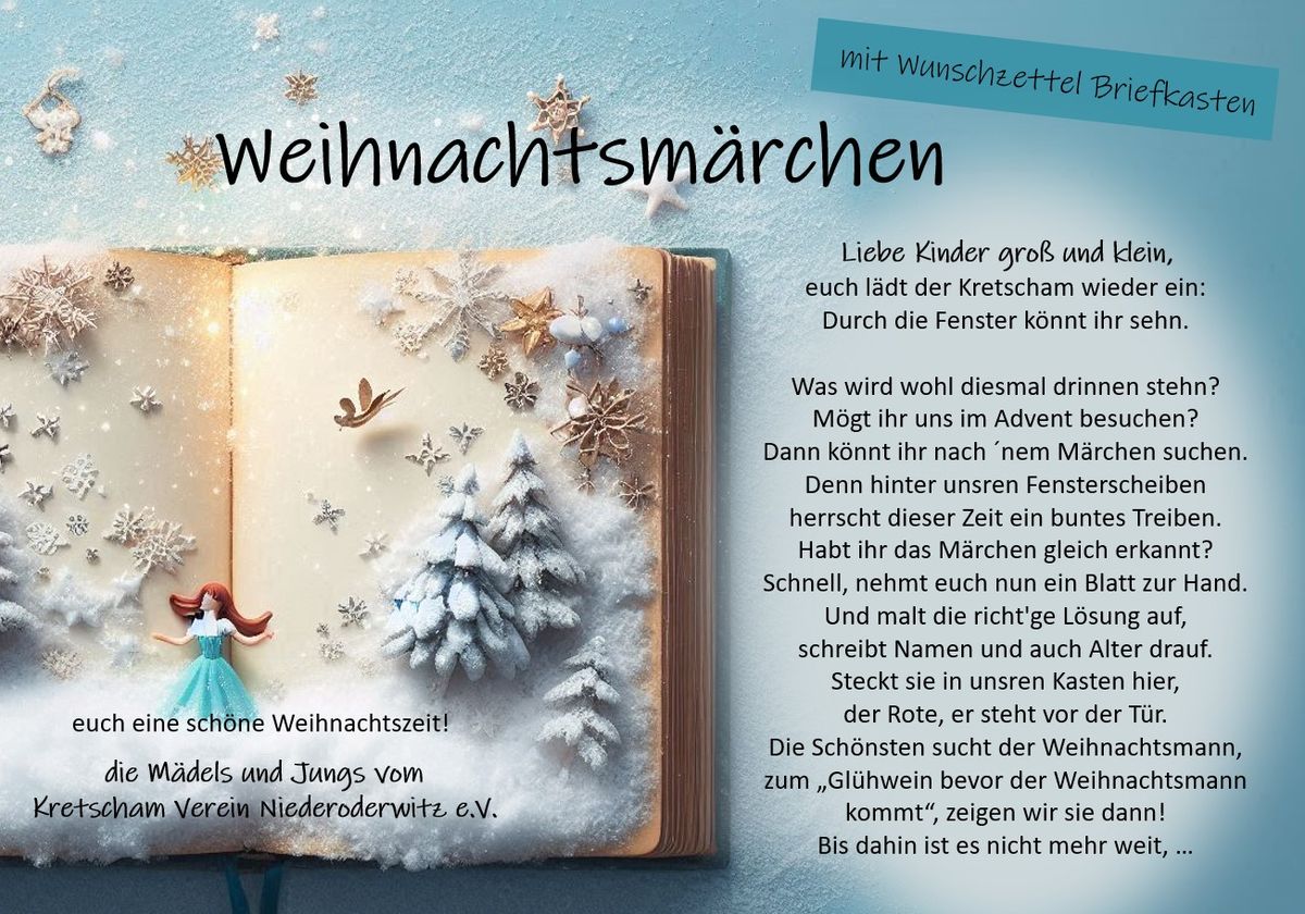 Kretscham Weihnachtsr\u00e4tsel 2024