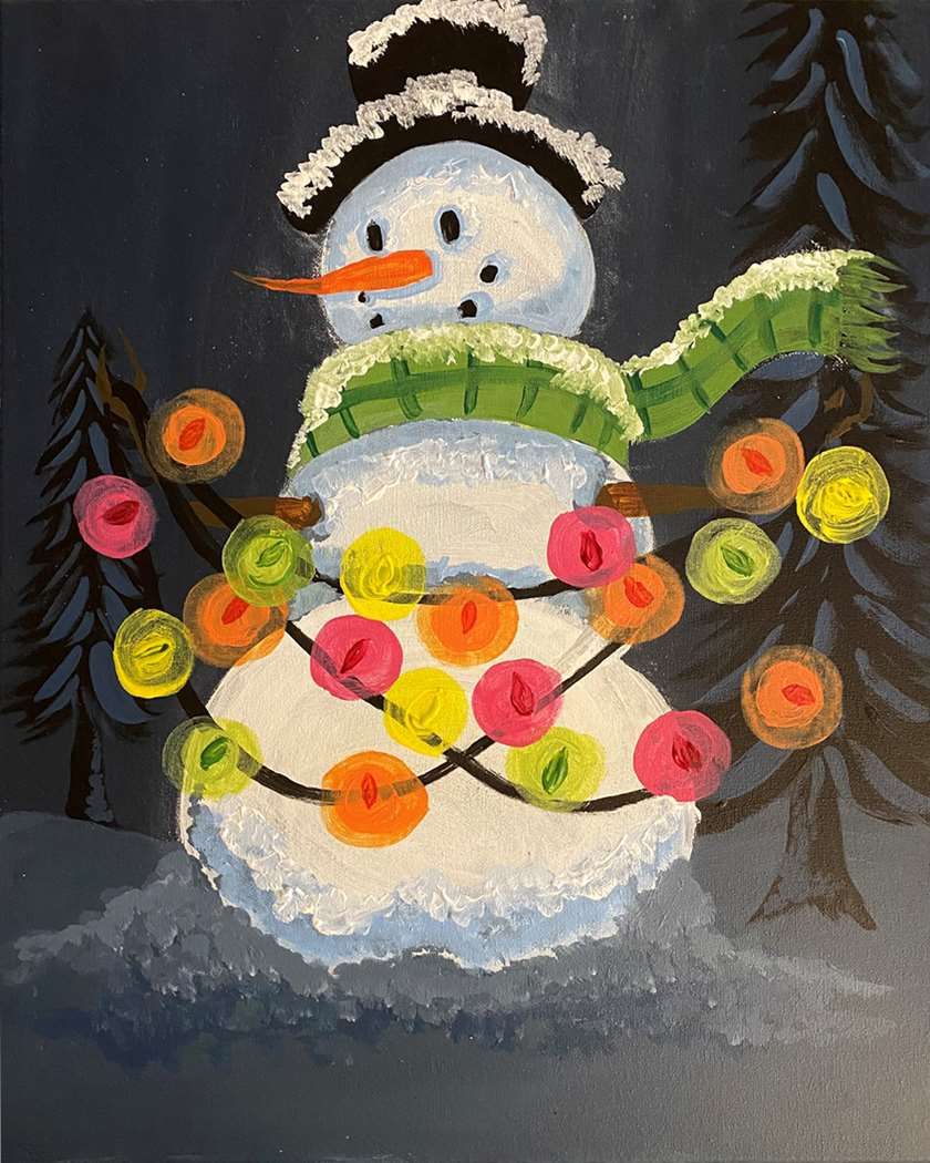 Sip and Paint: Frosty Glow