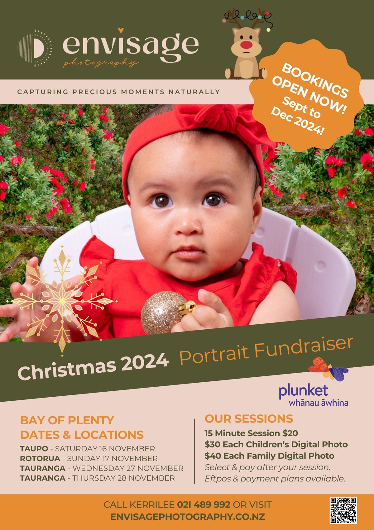 Child and Family Christmas Portraits