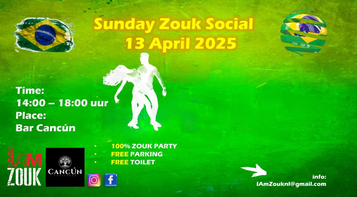 SUNDAY ZOUK SOCIAL 13 APRIL